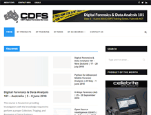 Tablet Screenshot of cdfs.com.au